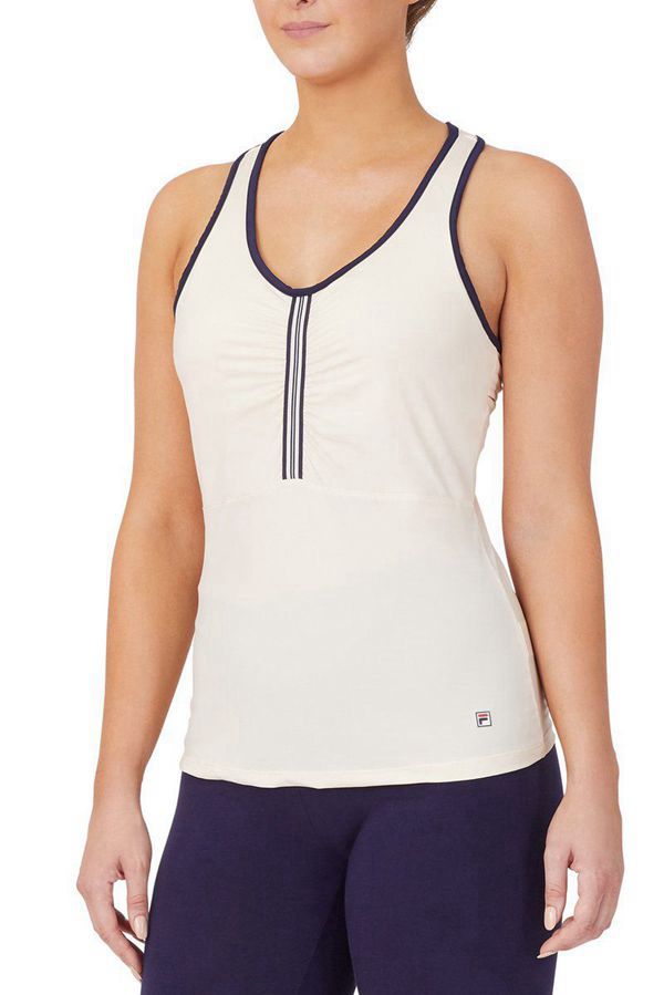 Tops De Alças Fila Mulher Azul Marinho - Fila Heritage Racerback Portugal Online,YXRB-92316